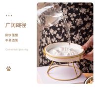 Bol para Mascotas de Cerámica Elevado Ideal para Gatos y Perros Accesorio de Alimentación y Hidratación al Aire Libre - details 8
