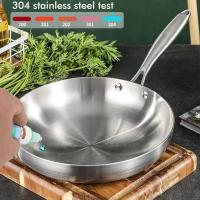 Sartén de acero inoxidable 304, sartén antiadherente multifuncional sin recubrimiento, herramientas de cocina plegables, utensilios de cocina - details 11