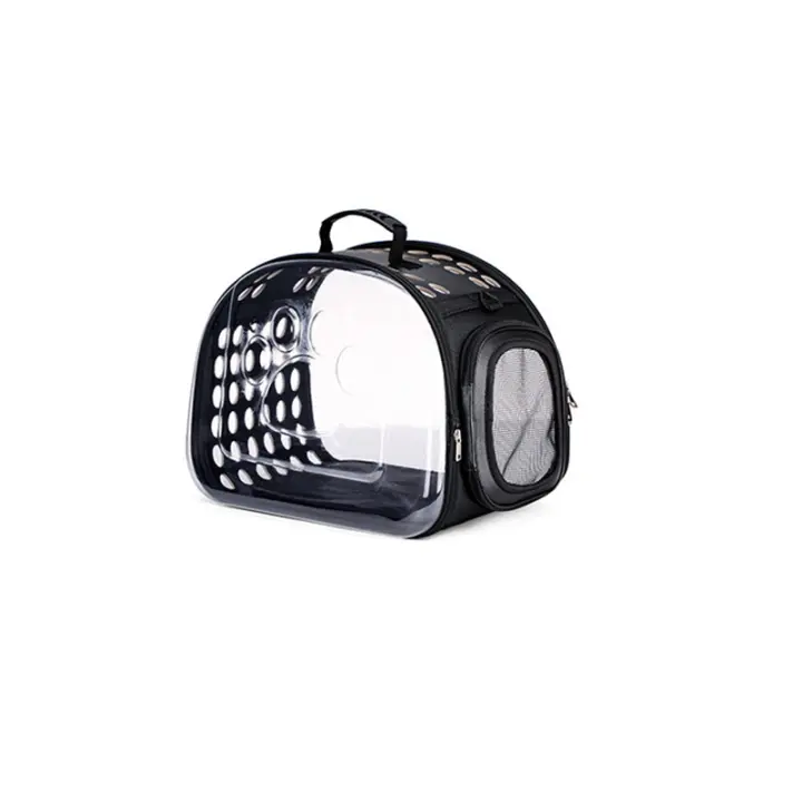 Mochila para mascotas transparente y transpirable al aire libre Vies cat back - 1