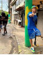 Syna World Drill Chándales de verano Conjunto de camiseta y pantalón corto de hip hop para hombre - details 1