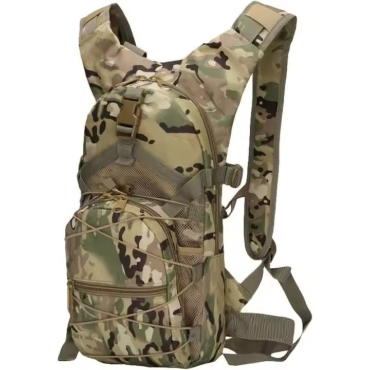 Mochila Militar Camuflaje Bicicleta Casual Impermeable Multi-Bolsillo Duradero Viaje Táctico Senderismo Trekking Montañismo - 1
