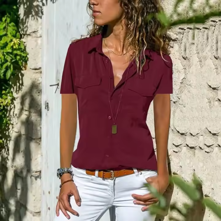 w ca top de manga para mujer con o t - 1