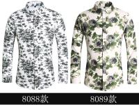 Camisa de negocios con imprimación numérica para hombres, camisas para manches longues, camisas para fumar, décontracté, fête, boîte de nuit, plage, printemps, mode automne - details 3