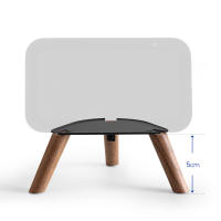 Soporte de madera Real para Echo show de 5ª y 3ª generación, trípode con marco de Metal para Alexa Well, decoración de habitación, regalo - details 6