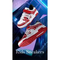 Zapatos de marca para niños, zapatos deportivos de cuero a la moda para niños y niñas, zapatos de tenis para niños, zapatos antideslizantes para correr al aire libre, zapatos de baloncesto - details 2