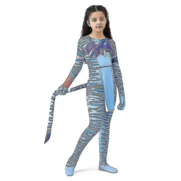 Avatar el camino del agua disfraces de Cosplay para niños y adultos, conjuntos de escenario, trajes de superhéroe, Leggings - 1