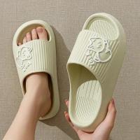 Zapatillas de verano antideslizantes Plataforma de baño con dibujo de oso - details 14