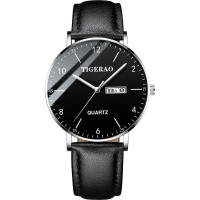 Hombre impermeable doble calendario tendencia cielo estrellado no mecánico reloj de cuarzo - details 10