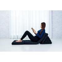 Cómodo Colchón De Suelo con Cojín De Lectura, Futón Japonés, Cama Plegable O Esterilla De Masaje Tailandés, 170 x 53 cm, Azul Claro - details 341