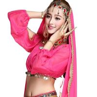 Tops brillantes con cuentas de lentejuelas en el vientre, disfraces de baile sexys, disfraces con flecos para festivales, discotecas, fiestas, Tailandia, India y Arabia - details 10