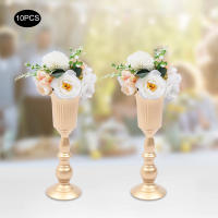 Flores artificiales falsas de plástico para Decoración de mesa de boda, ramo de flores artificiales para fiesta del Día de la madre, decoración de Baby Shower, 10 piezas - details 3