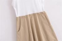 Vestido de verano de retales para mujer, ropa elegante, cómoda, moda urbana, juvenil, 2024 - details 16