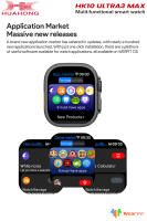 2025 HK10 Ultra 3 Max Reloj inteligente 49 mm Ultra Pantalla Amoled NFC Notificación de WhatsApp Música local Modos AOD Robots de IA ChatGPT Llamada Bluetooth Reloj inteligente hombre y mujer - details 2