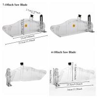 Cubierta protectora antipolvo para sierra de mesa, soporte Universal, enrutador de madera, herramienta dispensadora de carcasa de seguridad, protector de polvo transparente - details 0