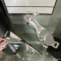 Sandalias de Mujer con Suela Redonda y Punta Abierta Tacón Bajo, Color Sólido, Versátiles y Elegantes - details 17