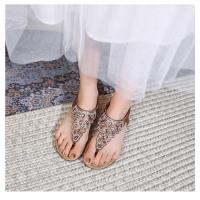 Sandalias Mujer 2025 con Cristales y Plataforma |   Tira en Dedo para Verano, Diseño Elegante y Fresco para Playa y Ciudad - details 15