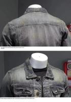 Chaqueta vaquera para hombre, chaqueta retro ajustada, chaqueta fresca y cálida a prueba de viento, ropa deportiva informal para exteriores, ropa para la temporada de primavera y otoño e invierno - details 9