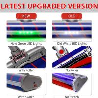 Cabezal de limpieza cepillo de rodillo suave para Dyson V7 V8 V10 V11 G5 accesorio de aspiradora inalámbrico con luces LED de polvo para suelo duro - details 5