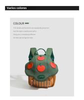 Mochila Infantil Unisex Divertida 2025 Tejido Resistente y Ligero Perfecta para Guardería/Viajes - details 4