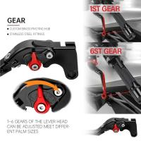 RESPRACE Palanca de Freno de Embrague Plegable y Extensible para Suzuki GSX-R Accesorios Reales CNC Maneja Bara - details 7