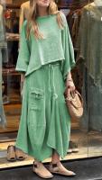Conjunto de Falda A-Line de Talla Irregular para Mujer Primavera Otoño - details 11
