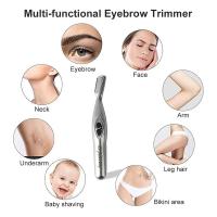 Recortador de cejas eléctrico para hombres y mujeres, recortador de cejas automático, depilación portátil, recortador de belleza - details 4
