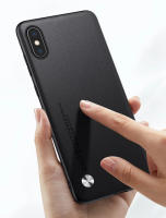 Funda de lujo de cuero PU para iPhone XS Max Cubierta trasera de silicona a prueba de golpes - details 3