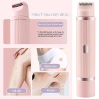 Recortador de Bikini pequeño 2 en 1 para mujer, removedor eléctrico recargable, afeitadora portátil para recortar el pelo en seco y húmedo - details 6
