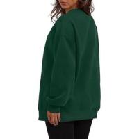 Sudadera holgada de manga larga con cuello redondo para mujer - details 24