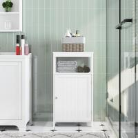 Armario de Baño de 4 Niveles Diseño Estrecho para Sala de Estar Almacenamiento Eficiente Blanco - details 1