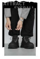 Nuevos zapatos de senderismo para senderismo de caña baja para ocio al aire libre,zapatos de hombre de suela gruesa que aumentan - details 5