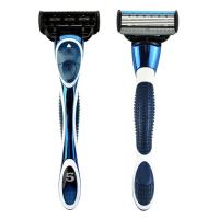 Afeitadora manual clásica, maquinilla de afeitar de 5 capas, cuchilla reemplazable, lavada y reutilizada, maquinilla de afeitar de seguridad para hombres - details 6