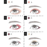 Maquillaje de color Color tierra Mate nacarado Brillo fino natural 30 colores Destacado en constante cambio Contorno Rubor Sombra de ojos Placa integrada - details 5