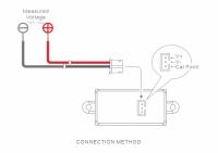 Voltímetro Digital LED Impermeable Monitor de Capacidad de Batería de Coche Eléctrico 2 Cables - details 3