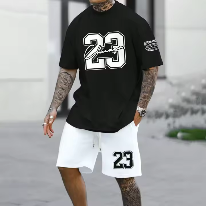 Camiseta y manga larga para hombre 3D, verano ca we, w para 2025 - 1