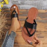 Sandalias Planas de Punta Peep Suela Antideslizante, Transpirable, Estilo Bohemio Retro para Mujeres Zapatos Casuales de Playa para Primavera/Verano - details 9