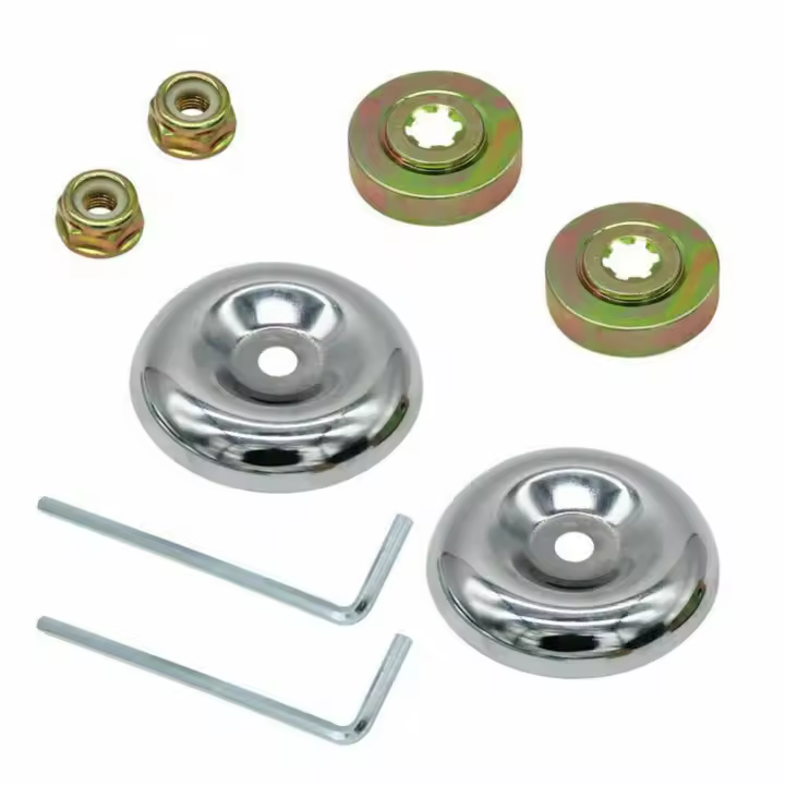Kit de fijación de repuesto para desbrozadora de Metal, 8 piezas, hoja de caja de cambios, tuerca de rosca - 1
