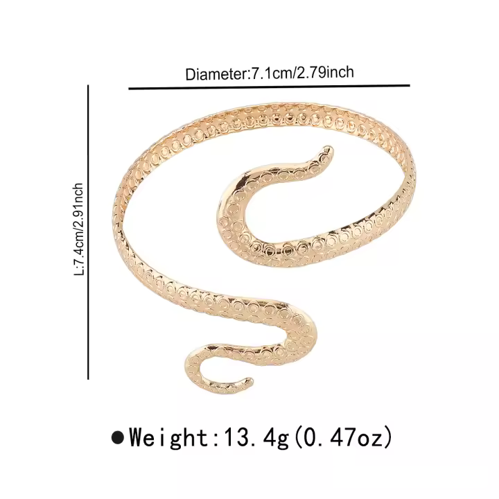 Pulsera de serpiente de moda personalizada para mujer, pareja, doble serpiente, serie, accesorios populares para brazalete - 1