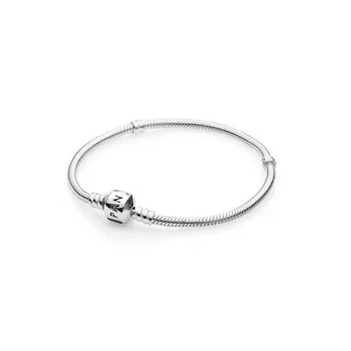 Pulsera Iconica Silver Moments 925 Cadena Serpiente-Primer Ley Plata - 1