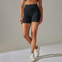 Nessaj-pantalones cortos deportivos para mujer, mallas de yoga sin costuras, a prueba de sentadillas, de cintura alta - details 9