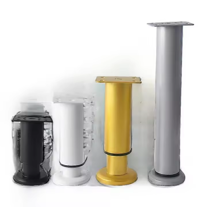 Juego de 4 patas de mesa de fácil instalación, altura ajustable para adaptarse a diferentes estilos de hogar - 1