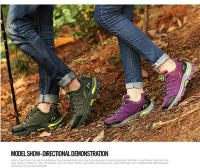 Zapatos de senderismo de marca para mujer, zapatillas de Trekking al aire libre, zapatos de viaje antideslizantes, transpirables, zapatos deportivos impermeables, zapatos de trabajo - details 14