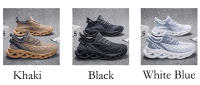 Zapatillas de correr transpirables de marca para hombre, zapatillas deportivas antideslizantes resistentes al desgaste para gimnasio, zapatillas de tenis absorbentes de golpes, zapatillas de deporte con cuchilla a la moda - details 3