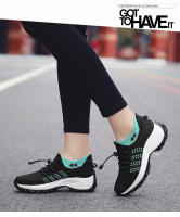 Zapatos para caminar de marca para mujer, zapatillas de deporte con calcetines de punto transpirables, zapatos cómodos para lactancia, zapatos deportivos con plataforma informales - details 11