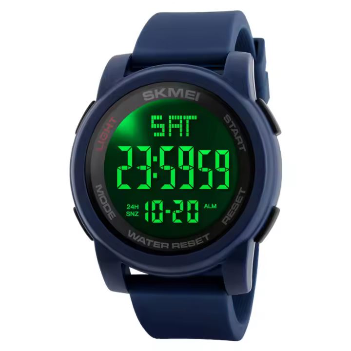 SKMEI-reloj deportivo de lujo para hombre, pulsera Digital multifunción con despertador, resistente al agua, 5bar, 1257 - 1