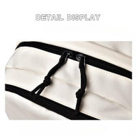 Bolsos para mujer - Escolares, Gran Capacidad, Moda Vuelta al Cole, Diseño Sencillo, Negro/Gris - details 9