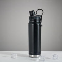 Taza Termo de Maple inoxidable 304 para Aire Libre, Heridor Espacial, Cuerda portátil de gran capacidad para helbres y Mujeres, Boca, 1000ML - details 1