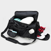 Bolsa de Fitness para gimnasio y Yoga para hombre con paquete de zapatos, bolsas de lona deportivas, bolso de viaje para natación, senderismo al aire libre, Camping, baloncesto - details 7