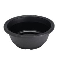Macetas de plástico redondas para flores suculentas, maceta grande y gruesa de estilo coreano, degradable, resistente a la corrosión, texturizada, 1/2 Uds. - details 9
