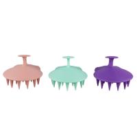 Champú cepillo de Masaje del cuero, gel de silicona para lavar el cabello y masaje de cabeza - details 0